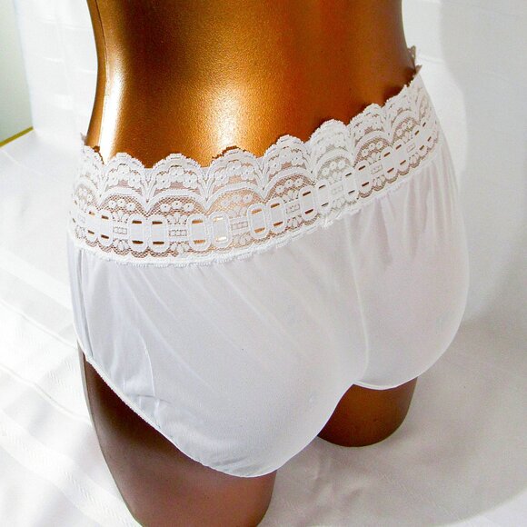 Olga Lacy Vintage Panties 7/L - Picture 7 of 9